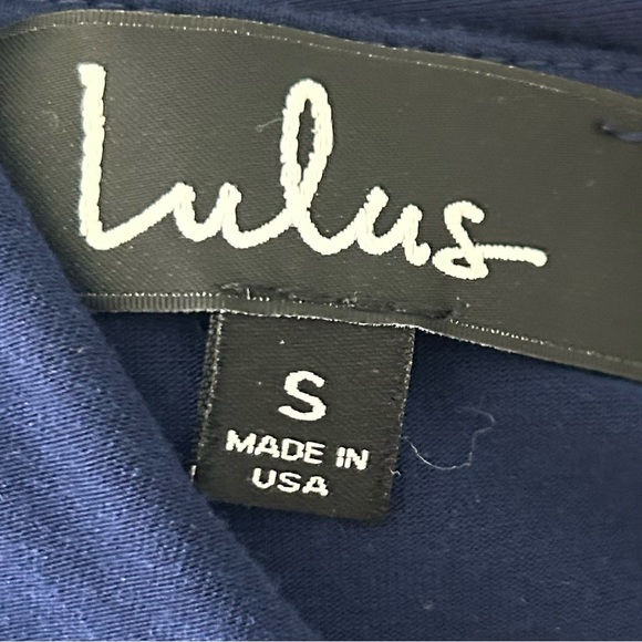 Garden District Navy blue wrap maxi dress size small - Picture 9 of 11